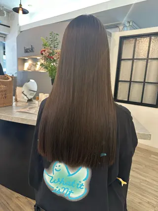 セミロング カラー sato ayaka ｜透明感カラー🫧のヘアスタイル