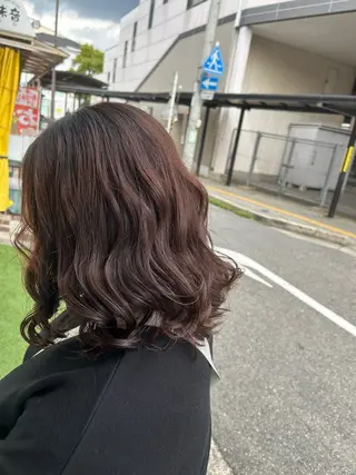 ミディアム カラー 徳 永のヘアスタイル