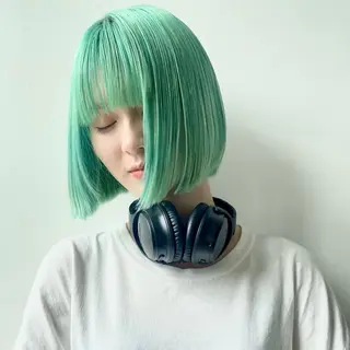 カラー 透けるカラー 🫧かふうのヘアスタイル