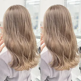 カラー 似合わせ💗骨格矯正 💗透明感カラー💗のヘアスタイル