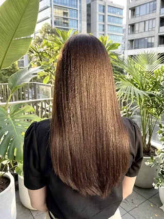 セミロング カラー 海外Style🌱 KOHEIのヘアスタイル