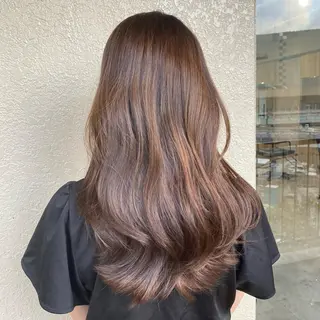 ロング カラー ヘアアレンジ 韓国レイヤー/ 顔周り💕田中将吾のヘアスタイル