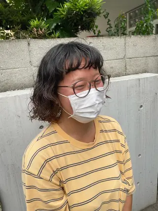 ミディアム パーマ お任せヘア☘️☘️ 及川渚のヘアスタイル