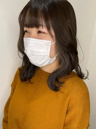 カラー 嶋岡 乃愛のヘアスタイル
