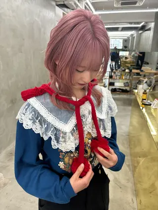 ミディアム カラー yiye 青山所属・無料カットモデル募集 🌱ひょうがのヘアスタイル