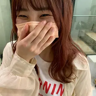 ミディアム カラー Shibata Mizukiのヘアスタイル