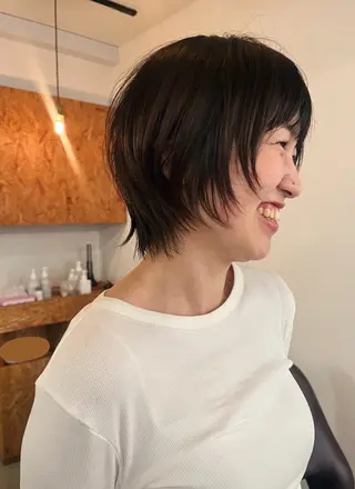 ショート 暖色/パーマ 🌼クニトウメイのヘアスタイル
