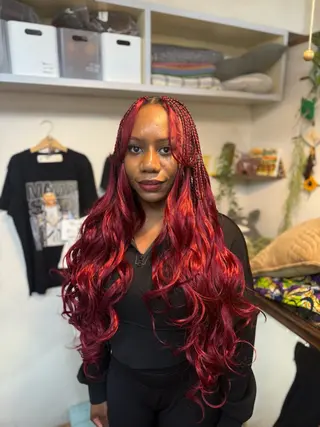 ロング ヘアアレンジ scamp所属・scamp⭐️ さくらのヘアスタイル