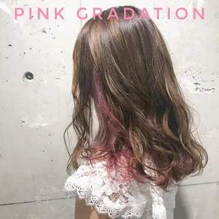 ロング カラー YU-KA ✂︎ROSSOのヘアスタイル