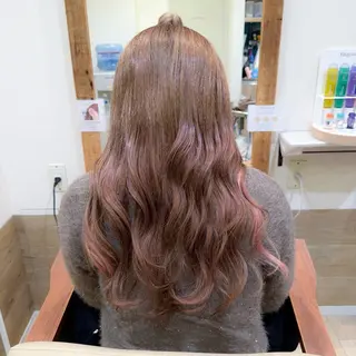 ロング SOU/エクステ /ダブルカラーのヘアスタイル