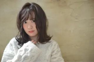 セミロング GLROW haruhiのヘアスタイル