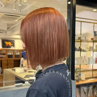 ミディアム カラー ナガミネアリサ/ 学芸大学/海外ヘアのヘアスタイル