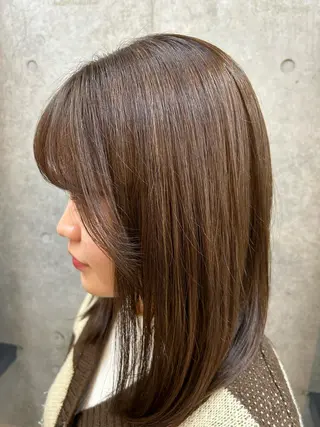 カラー すずき さくやのヘアスタイル