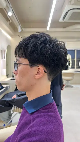 メンズ 横浜/ショート/ レイヤーカットのヘアスタイル