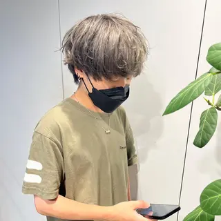 ショート カラー ヘアアレンジ メンズ メンズパーマの達人 🌟川内絵人のヘアスタイル