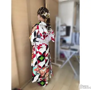 セミロング ヘアアレンジ fun./ヘアセット /エクステ/着付のその他イメージ