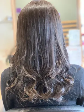 ロング カラー 関口 友行のヘアスタイル