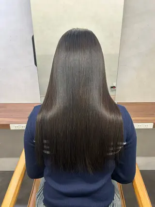 ロング カラー 縮毛矯正モデル募集中 /西梅田/筒井大翔のヘアスタイル