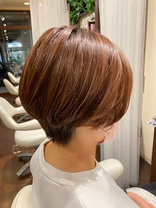 ショート 艶ｶﾗｰ｜ｽﾄﾚｰﾄ 🍟yuki🍟のヘアスタイル