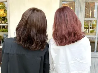 ミディアム 森 早希絵のヘアスタイル