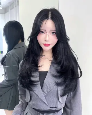 ロング カラー レイヤー\髪質改善\ ボブ特化\たかひろのヘアスタイル