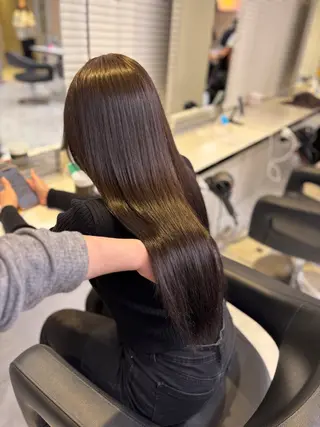 ロング カラー 💙ハイトーン韓国風 色白ヘア💙manaのヘアスタイル