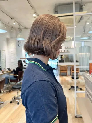 ショート カラー 縮毛矯正/カラー ✨️Mariamuのヘアスタイル