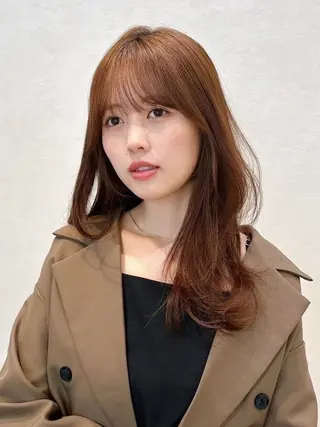 ロング カラー パーマ 💍🧸カラーモデル 募集中🧸💍のヘアスタイル