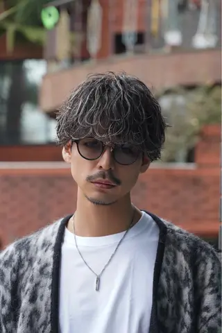 カラー パーマ メンズ fifth リュウセイのヘアスタイル