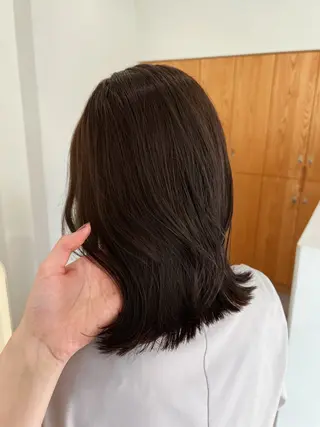 ミディアム 似合わせ/顔周り / レイヤーのヘアスタイル