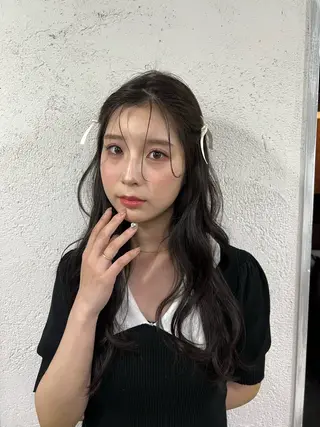 ミディアム ブリーチカラー 🤎〰️Yuunaのヘアスタイル