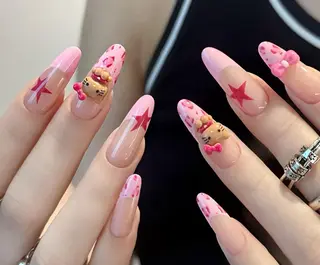 ネイル By moonネイル 🌷ワンホン/韓国風のネイルデザイン