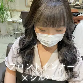 ロング カラー 川越 輝梨奈のヘアスタイル