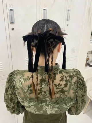 ヘアアレンジ 東梅田エリアカラー ヘアセットNo. 1のヘアスタイル