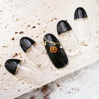 ミディアム カラー ネイル 赤羽　アウラ ネイルファクトリーのネイルデザイン