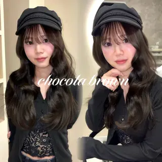 ロング カラー sayaka /西新🛋のヘアスタイル