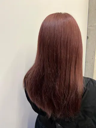 ロング カラー 岸田 莉奈のヘアスタイル