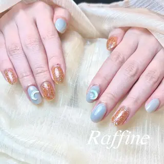 ネイル RAFFINE haru🦋🩵のネイルデザイン
