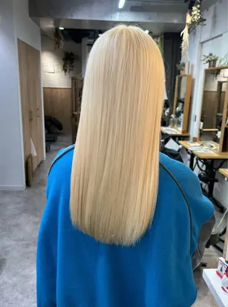 セミロング カラー 艶カラー/縮毛矯正/ ケア/アレンジ/桜悠のヘアスタイル