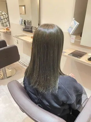 ミディアム Masaki/カラー /顔周りカットのヘアスタイル