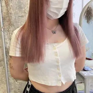 セミロング カラー Piaコータロー ハイトーン&‪ボブのヘアスタイル