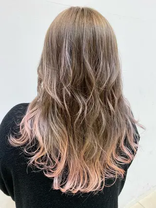 ロング カラー プルエクステ/透明感 カラー✨KAZUKIのヘアスタイル