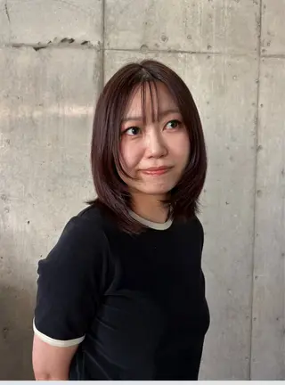 カラー ドアベルヘアリビング所属・加藤志保 🎗️🫧モデル募集のヘアスタイル