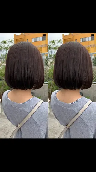 ショート 裾分 華子のヘアスタイル