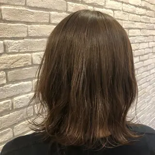 ミディアム しもかわ かほのヘアスタイル