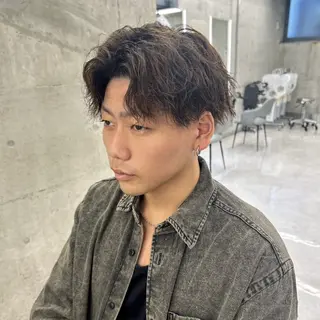 メンズ 石山 洸平のヘアスタイル