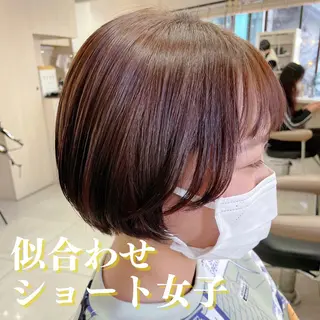 ショート カラー 🌺ウルフカット職人 新垣渚🐺のヘアスタイル