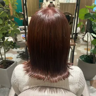 カラー 有田 虹美　艶カラー✨のヘアスタイル