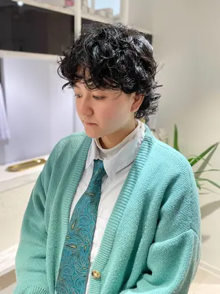 ショート Miyamoto Yasuchikaのヘアスタイル