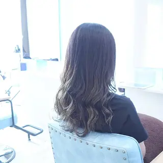 セミロング カラー ヘアアレンジ 小林 伸行のヘアスタイル